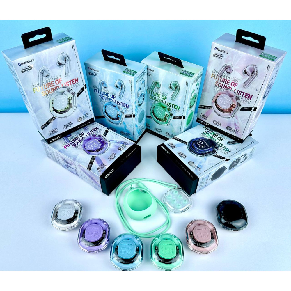 Бездротові навушники Acefast T8 Crystal