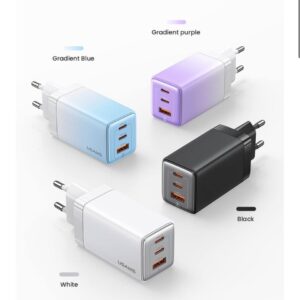 Мережевий зарядний пристрій Usams US-CC180 ACC GaN PD65W