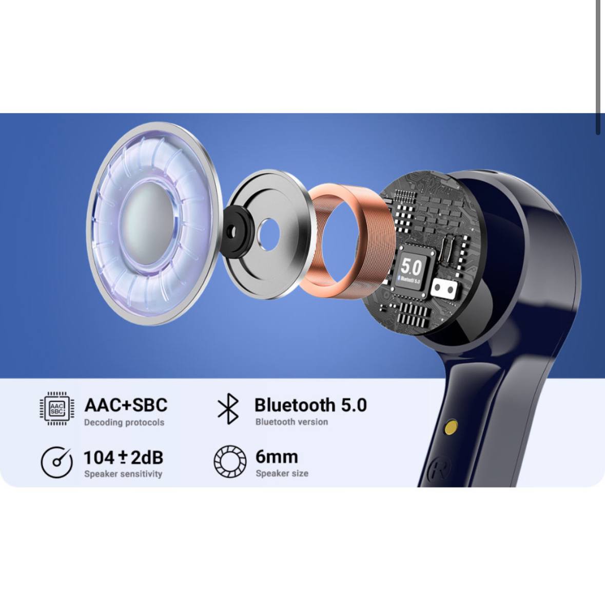 Бездротові навушники Acefast T6 - Зображення 8