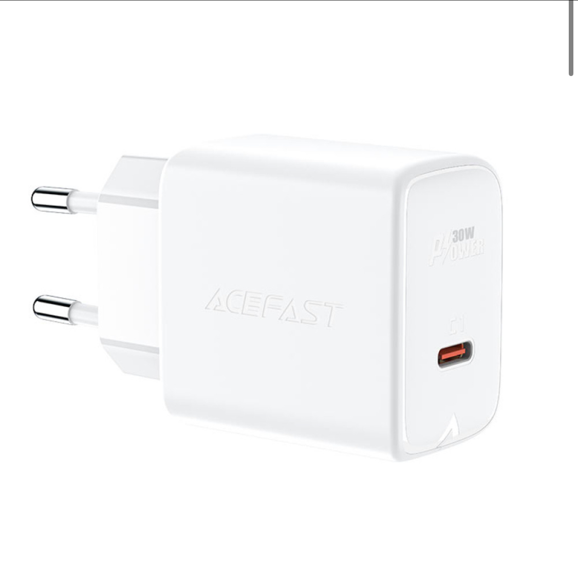 Мережевий зарядний пристрій AceFast A21 GaN 30W - Зображення 2