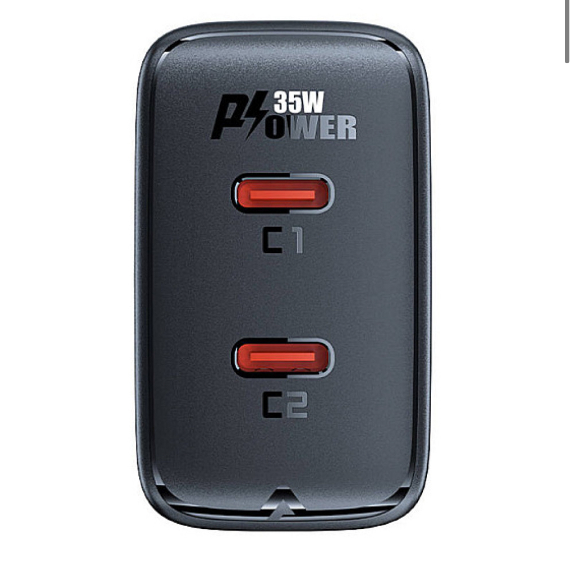 Мережевий зарядний пристрій AceFast A49 GaN PD35W 2USB-C Швидка зарядка - Зображення 4