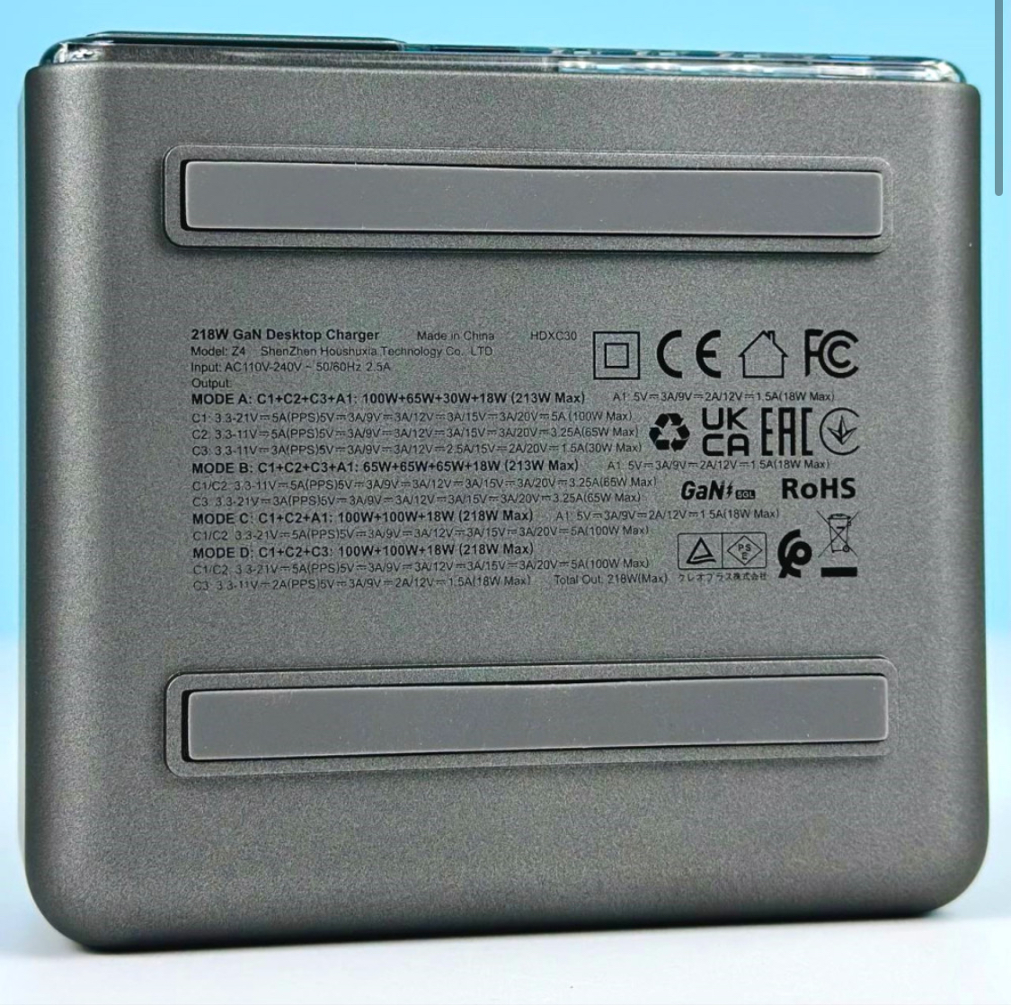 Мережевий подовжувач AceFast Z4 GaN PD218W - Зображення 5