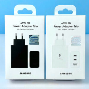 Мережевий зарядний пристрій Samsung 65W Trio 2USB-C + USB 