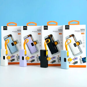 Power Bank WUW Y134 Mini 5000mAh Lightning з підставкою