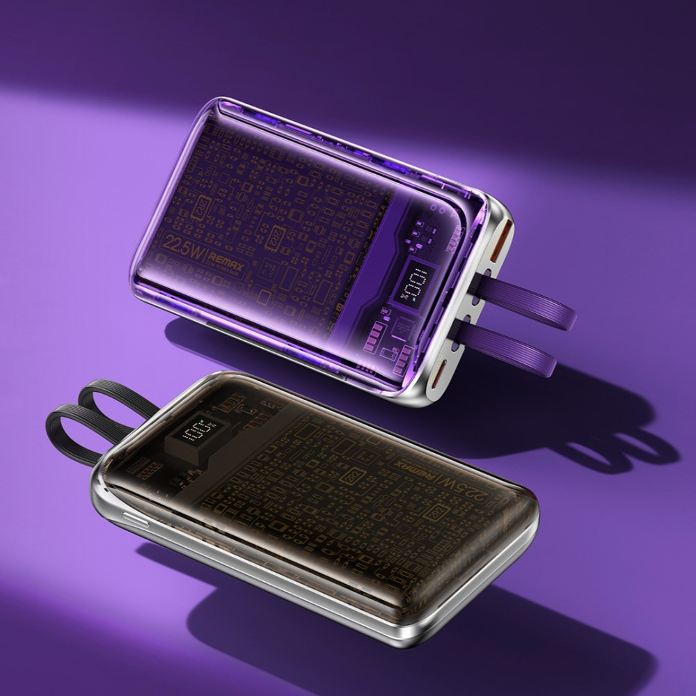 Power Bank Remax RPP-591 10000mAh Explore Pro Series PD20W+QC22.5W with cable 3-in-1 - Зображення 9