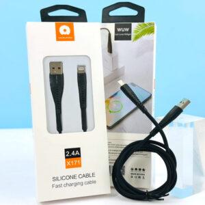 Кабель WUW X171 Silicone Lightning 2.4A 1m