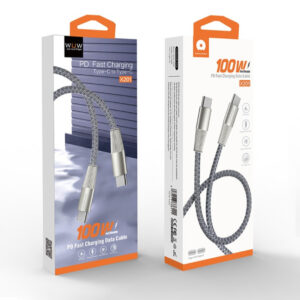 Кабель WUW X201 Type-C to Type-C 100W 1m