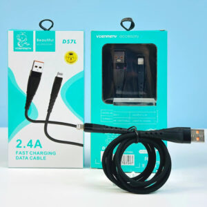 Кабель Denmen D57L Lightning 2.4A 1m