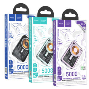 Power Bank Hoco Q14 Ice Crystal 5000mAh PD20W+QC3.0 MagSafe