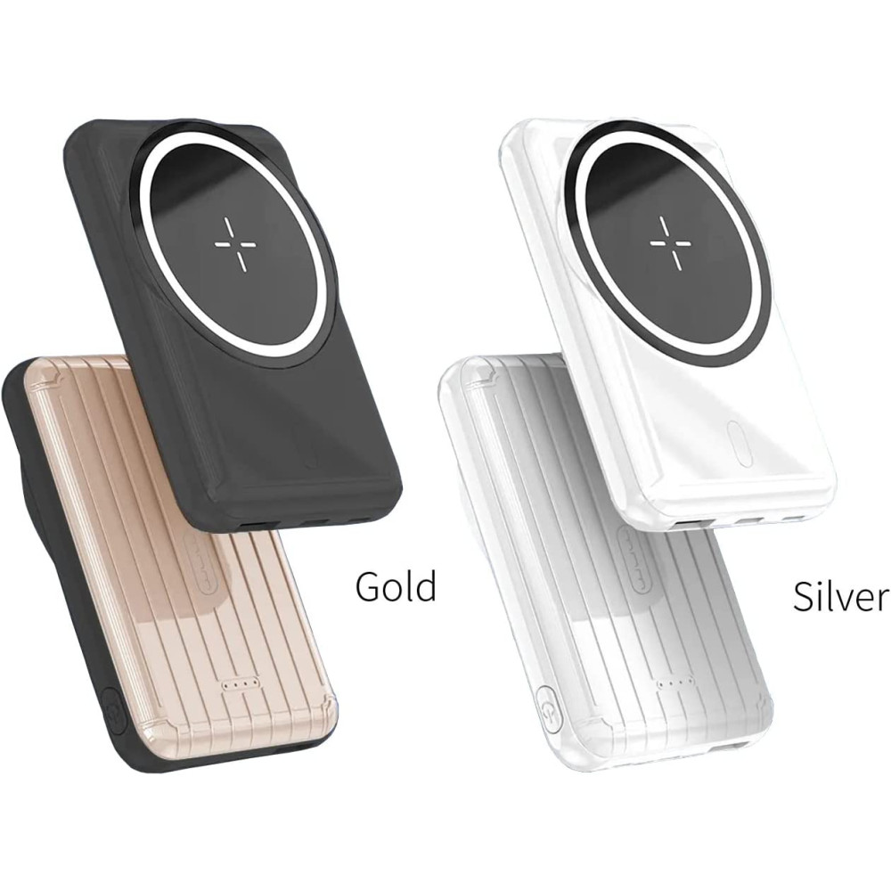 Power Bank WUW Y103 5000mAh MagSafe з магнітною бездротовою зарядкою - Зображення 2