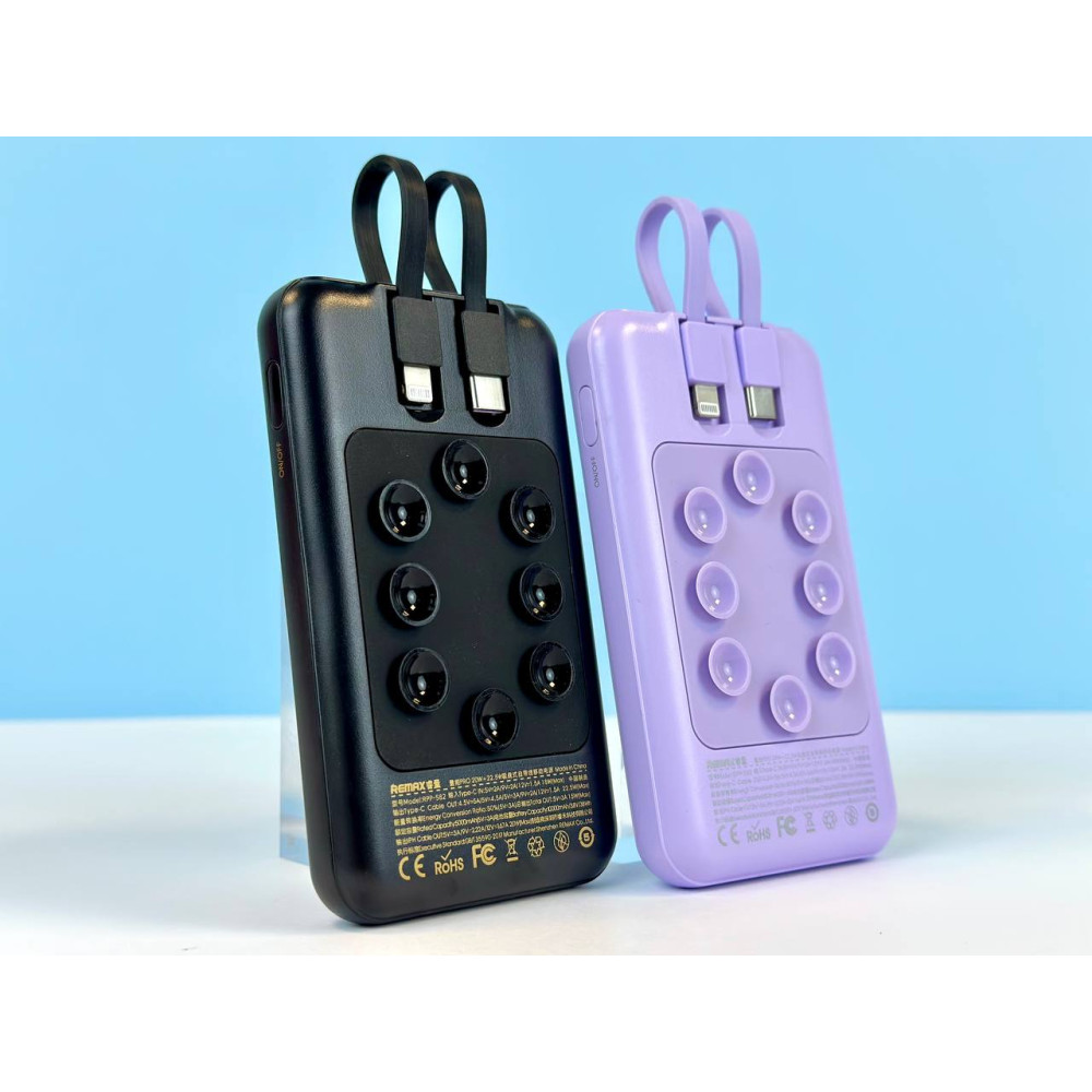 Power Bank Remax RPP-582 10000mAh Potent Pro Series 20W+22.5W PD+QC with cable - Зображення 5