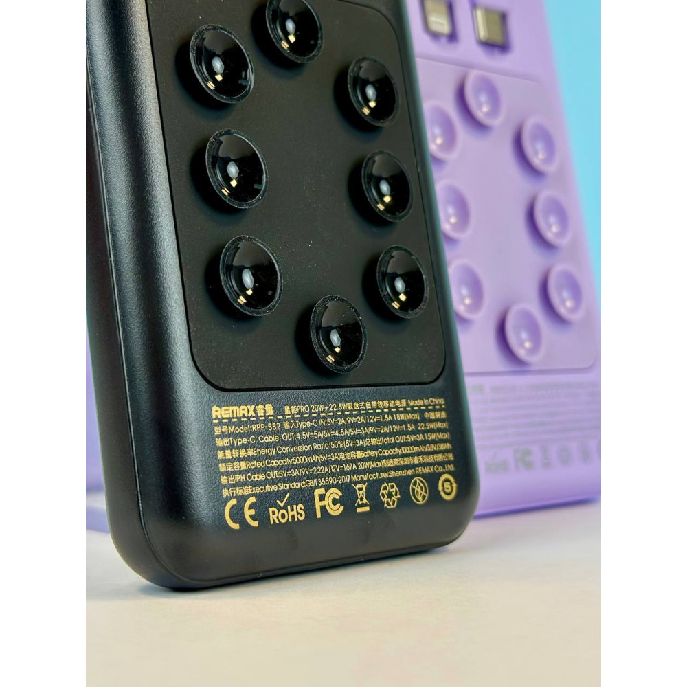 Power Bank Remax RPP-582 10000mAh Potent Pro Series 20W+22.5W PD+QC with cable - Зображення 6