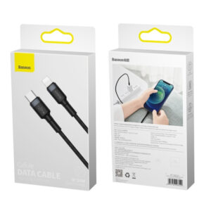 Кабель Baseus Cafule Type-C to Lightning 20W 1m, CATLKLF-G1