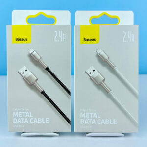 Кабель Baseus Cafule Metal Lightning 2.4A 1m, CALJK-A01