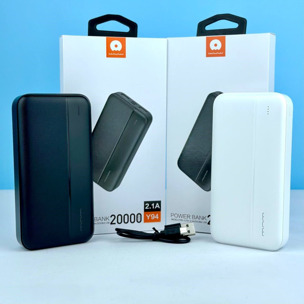 Power Bank WUW Y94 20000mAh 2USB+Micro+Type-C