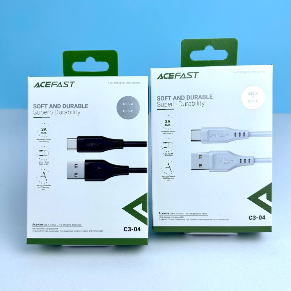 Кабель AceFast C3-04 Type-C 1.2m