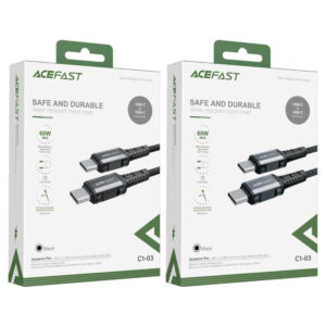 Кабель AceFast C1-03 Type-C to Type-C 60W 1.2m