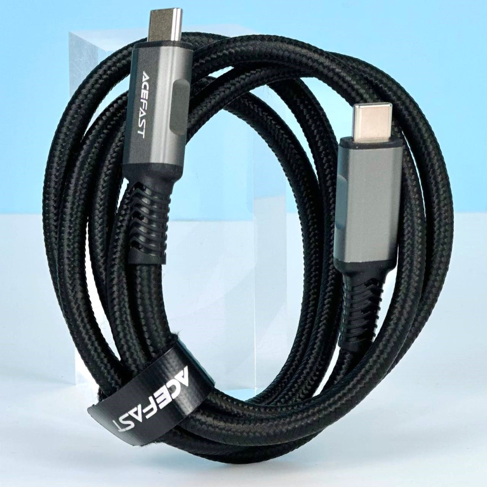 Кабель AceFast C1-09 Aluminum alloy Type-C to Type-C 240W 1.2m - Зображення 4