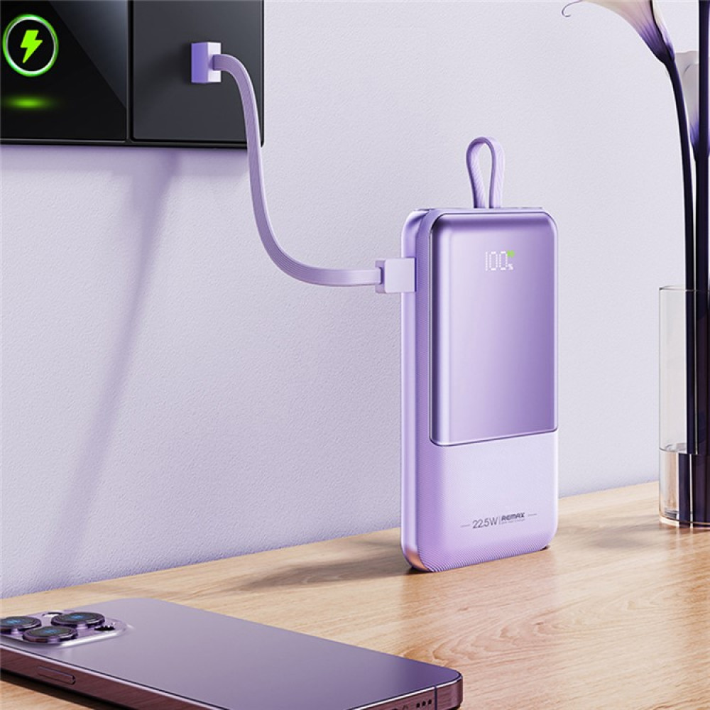 Power Bank Remax RPP-582 10000mAh Potent Pro Series 20W+22.5W PD+QC with cable - Зображення 4