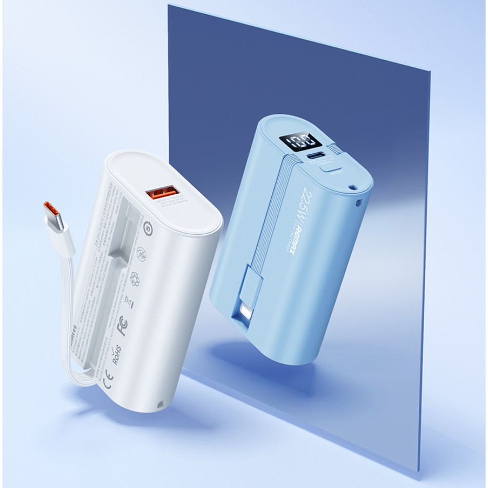 Power Bank Remax RPP-572 10000mAh Prime Series PD20W+QC22.5W with cable - Зображення 2