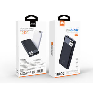 Power Bank WUW Y124 10000mAh PD22.5W USB+Micro+Type-C