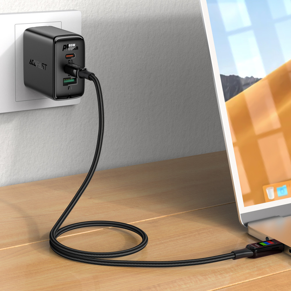 Кабель AceFast C7-03 Type-C to Type-C 100W 1.2m - Зображення 4
