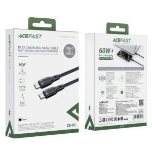 Кабель AceFast C8-03 Type-C to Type-C 60W 1.2m