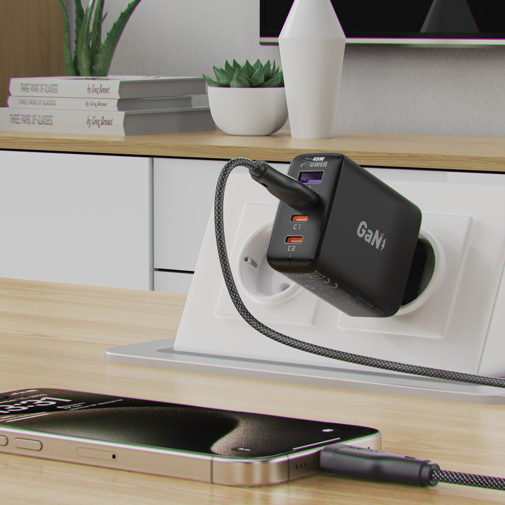 Кабель AceFast C8-04 Type-C 3A 1.2m - Зображення 4