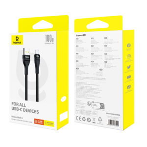 Кабель Baseus Flash 2 Type-C 100W 1m, P10311804111-00