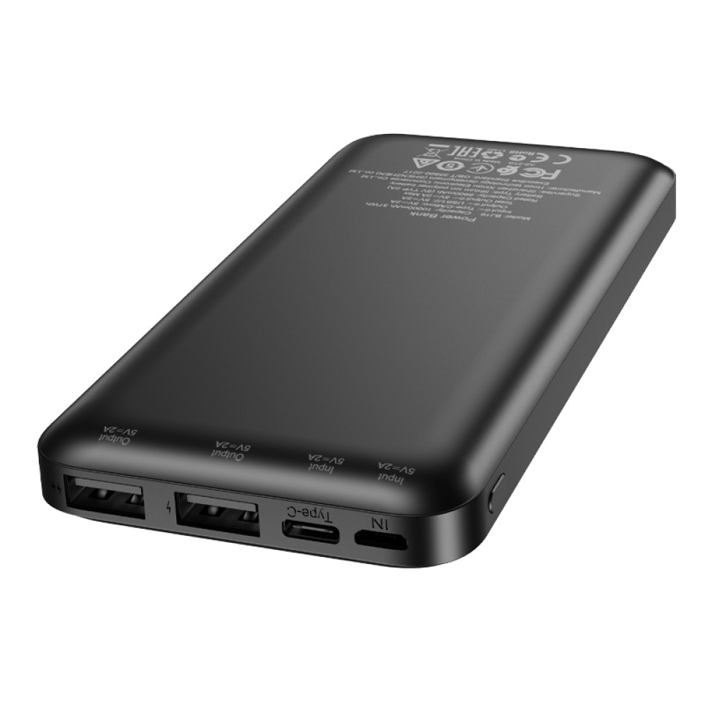 Power Bank Borofone BJ16 10000mAh Cube 2USB+Type-C+Micro - Зображення 5