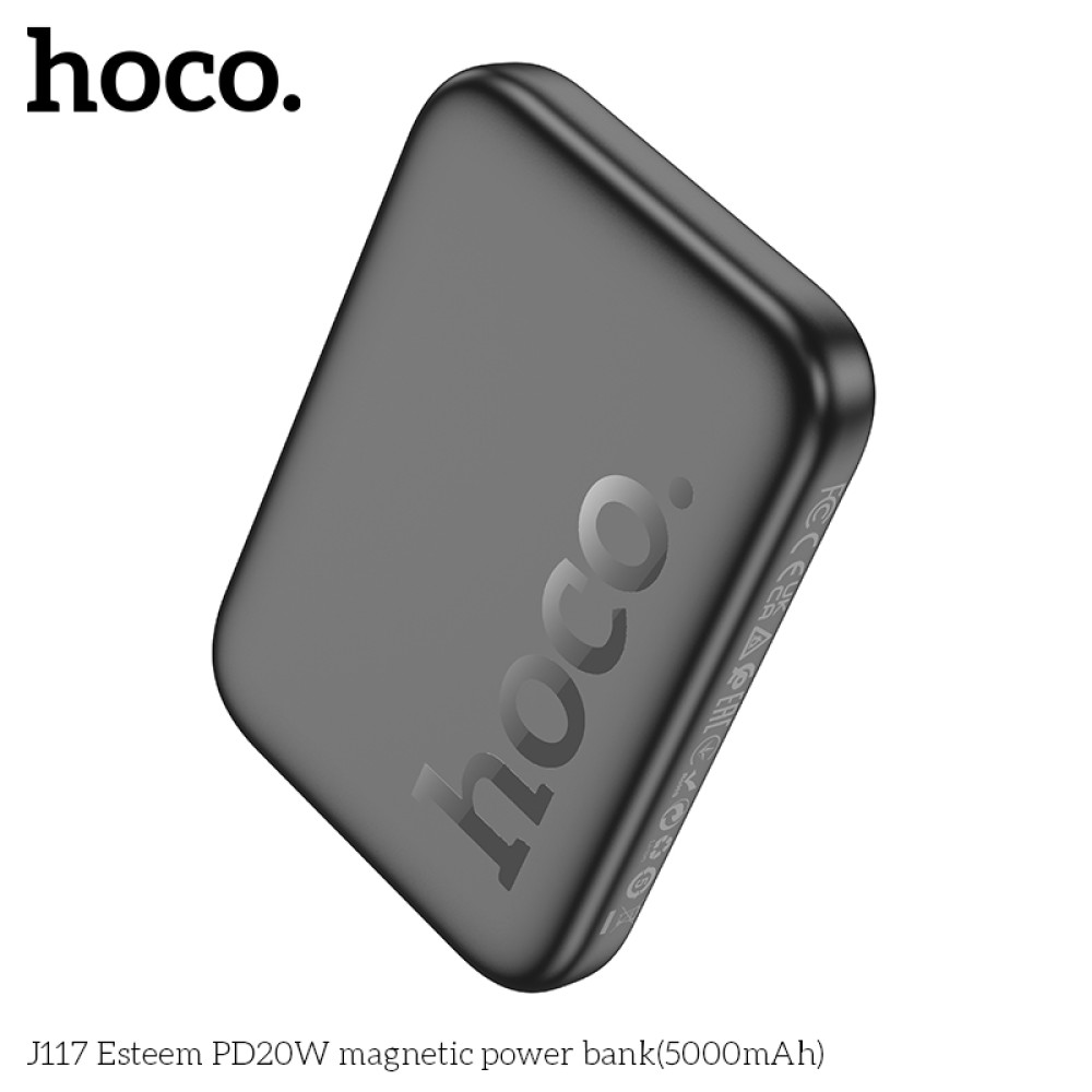 Power Bank Hoco J117 Esteem 5000mAh PD20W+QC3.0 з бездротовою зарядкою - Зображення 6