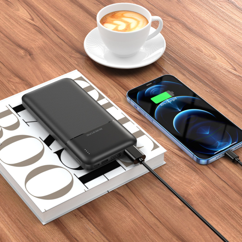 Power Bank Borofone BJ16 10000mAh Cube 2USB+Type-C+Micro - Зображення 7