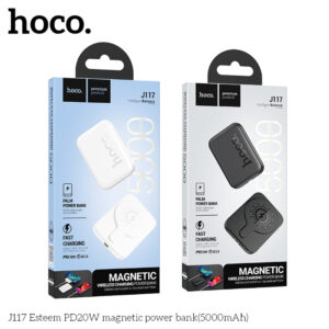Power Bank Hoco J117 Esteem 5000mAh PD20W+QC3.0 з бездротовою зарядкою