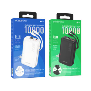 Power Bank Borofone BJ39 10000mAh PD20W+QC3.0 (22.5W) with cable (US,EU)