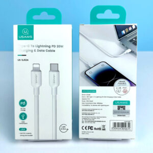 Кабель Usams US-SJ624 U84 Type-C to Lightning PD 20W 0.5m