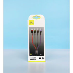 Кабель Usams US-SJ413 U26 4in1 Micro+Type-C+2Lightning 2A 3m