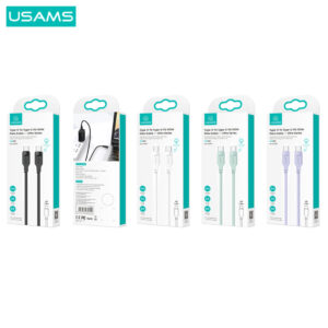 Кабель Usams US-SJ567 Type-C to Type-C PD 100W 1.2m