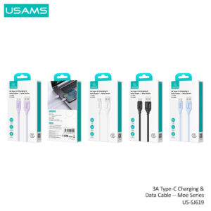 Кабель Usams US-SJ619 Type-C 3A 1m