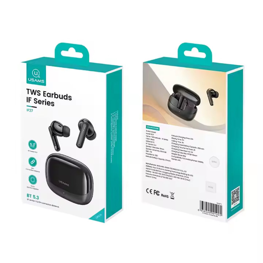 Бездротові навушники Usams IF27 Inear BT5.3