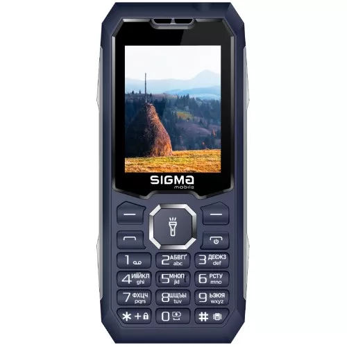 Телефон Sigma X-style 341 BRO TYPE-C Blue