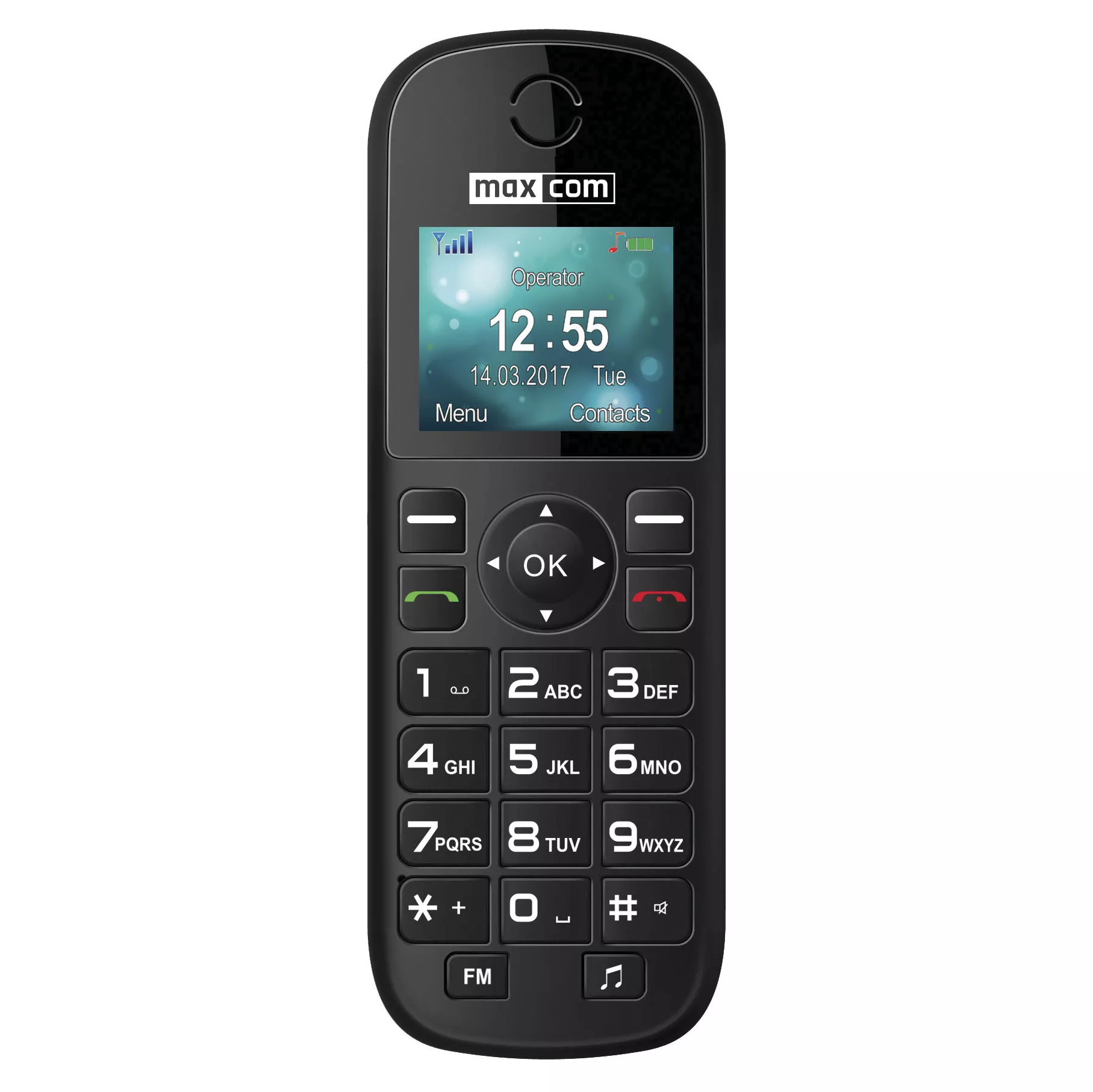 Телефон Maxcom Comfort MM35D Black