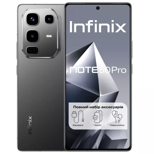 Infinix Note 50 Pro (X6855) 12/256Gb NFC Shadow Black