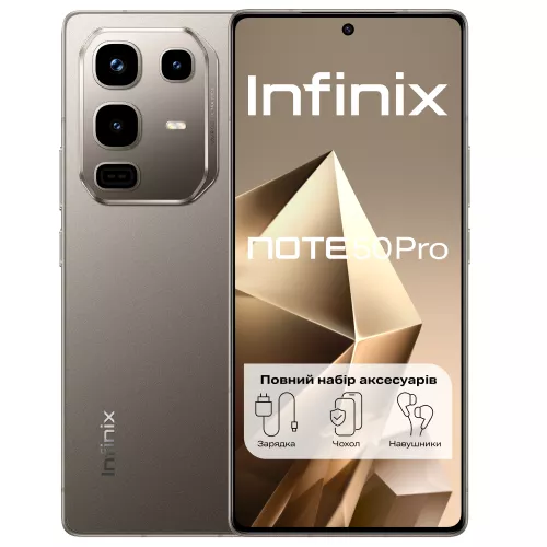 Infinix Note 50 Pro (X6855) 12/256Gb NFC Titanium Grey