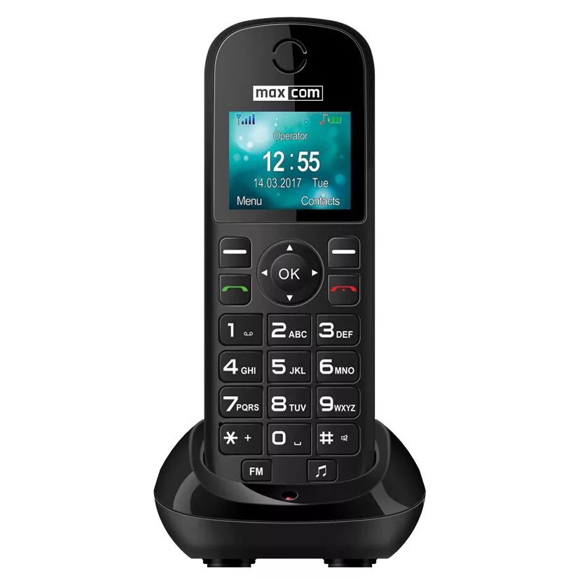 Телефон Maxcom Comfort MM35D Black - Зображення 2