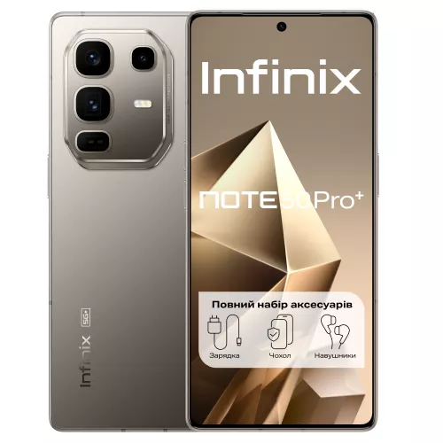 Infinix Note 50 Pro+ 5G (X6856) 12/256Gb NFC Titanium Grey
