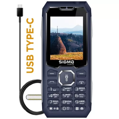 Телефон Sigma X-style 341 BRO TYPE-C Blue - Зображення 5