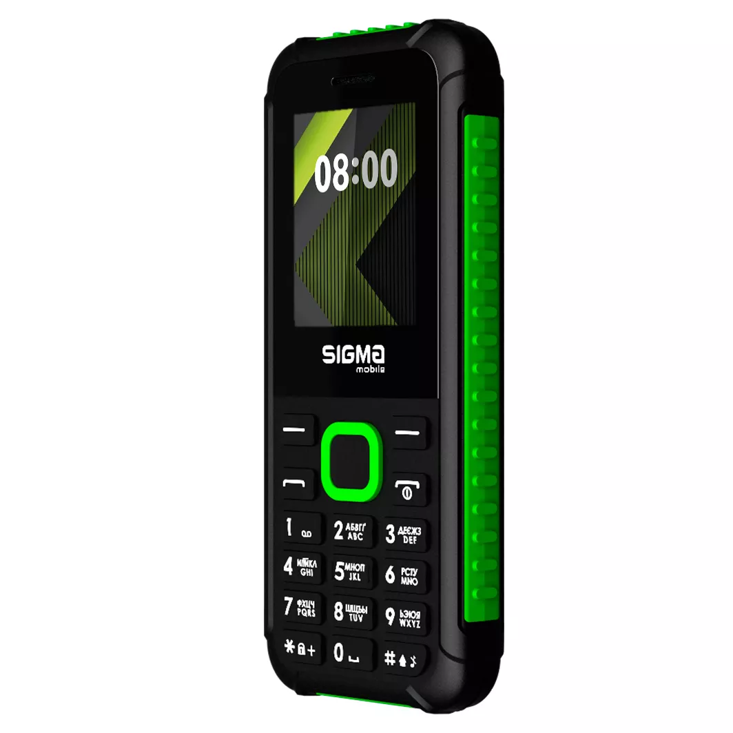 Телефон Sigma x-style 18 Track black-green - Зображення 2