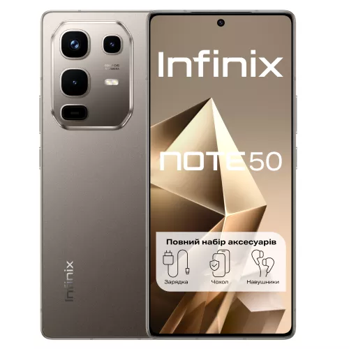 Infinix Note 50 (X6858) 8/256Gb NFC Titanium Grey